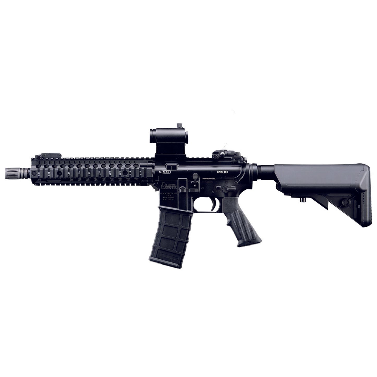RIFLE AIRSOFT 6MMPROSHOP DANIEL DEFENSE MK18 GBB BY GOLDEN EAGLE