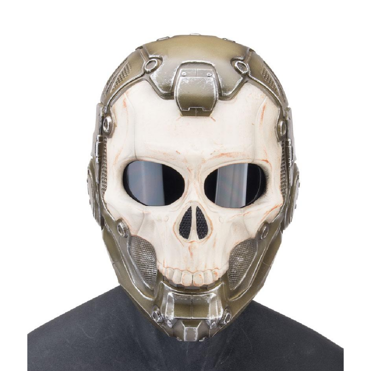 Mascara de calavera cibernetica