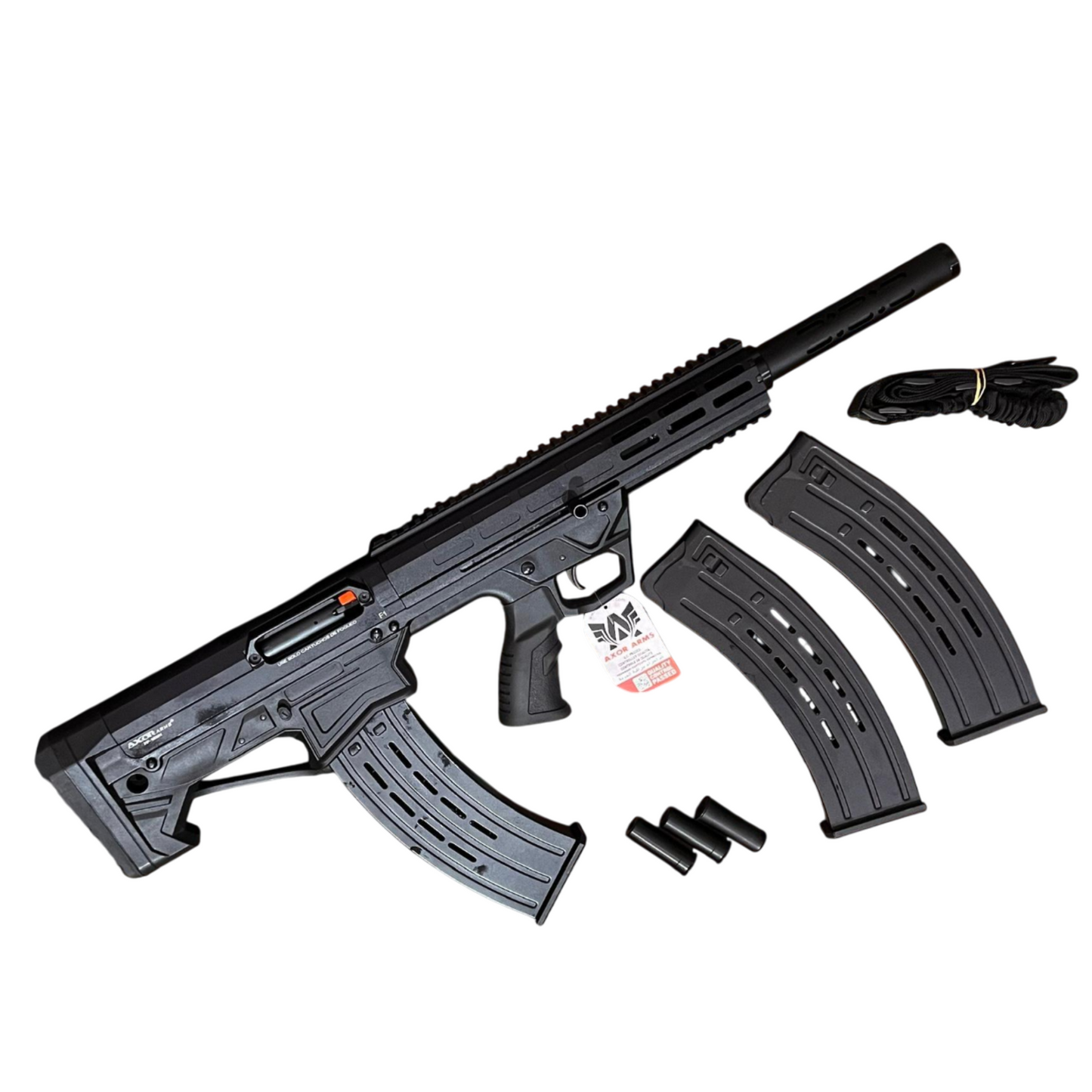 Escopeta traumática Axor Arms F1 Tavor – Diseño bullpup inspirado en Tavor, ideal para defensa personal táctica y uso profesional