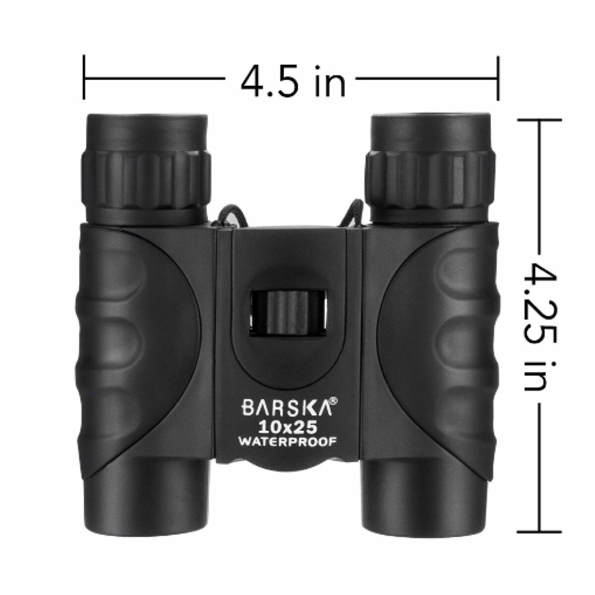 BINOCULAR BARSKA 10X25 IMPERMEABLE COMPACTO – LENTE AZUL