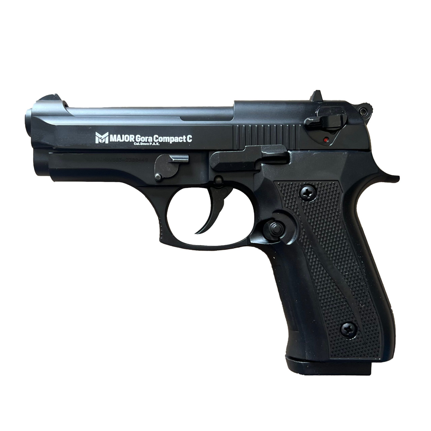 Pistola de fogueo Major Gora Compact C – Diseño compacto y realista ideal para entrenamiento, simulación y defensa no letal