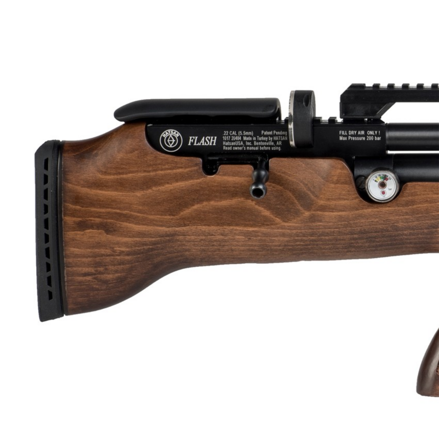 Rifle PCP Hatsan FlashPup QE4 – Diseño bullpup compacto y silencioso con gran precisión para caza menor y tiro táctico