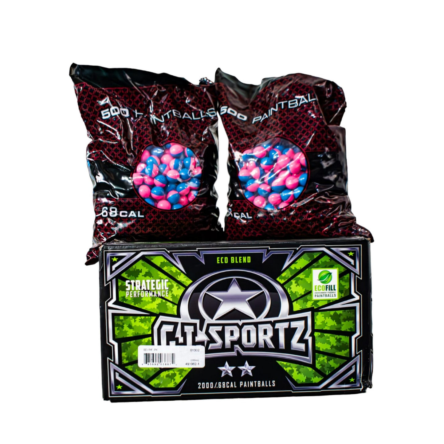 CAJA DE BOLAS GI SPORTZ 2 ESTRELLAS