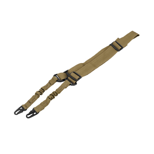 SLING 2-POINT LANCER TACTICAL PADDED RIFLE TAN