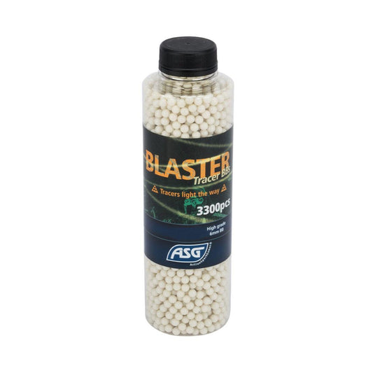 FRASCO DE BALINES AIRSOFT ASG BLASTER TRACER 0.25 6MM 3300CT GREEN