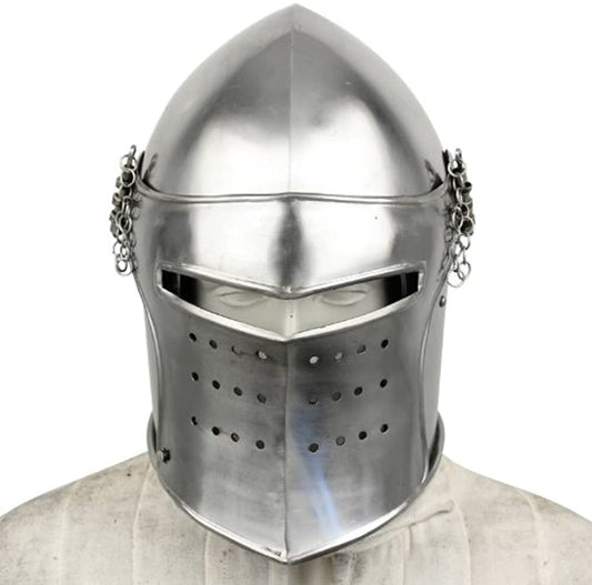 BARBUTA VISERA DESMONTABLE RENACIMIENTO MEDIEVAL