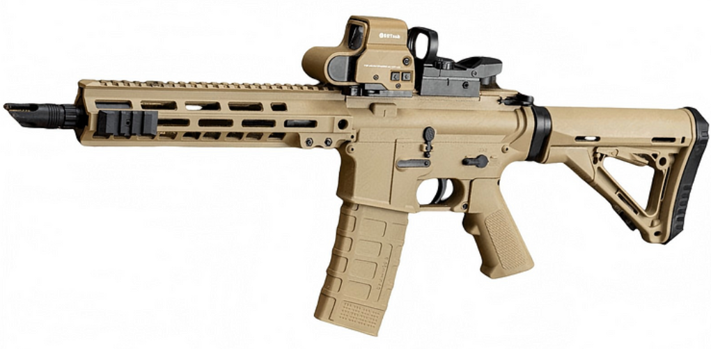 Rifle MK-1 Táctico de Hidrogel – Eléctrico con Silenciador y Mira