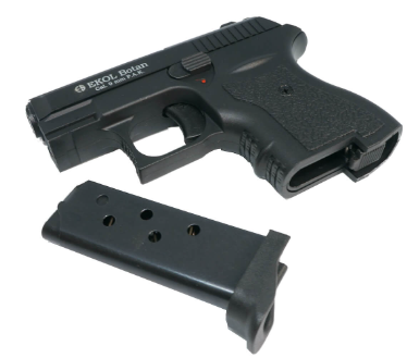 Pistola Traumática EKOL Botan 9 mm P.A.K – Diseño Compacto y Alta Confiabilidad