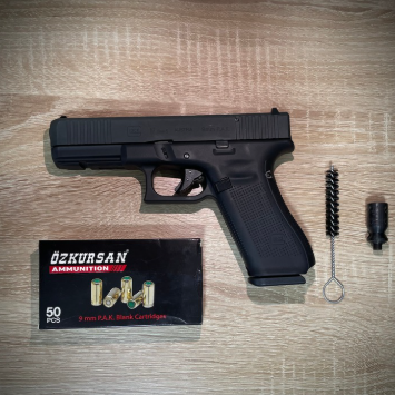 Pistola de Fogueo Glock 17 Gen 5 – Blowback Realista 9mm PAK