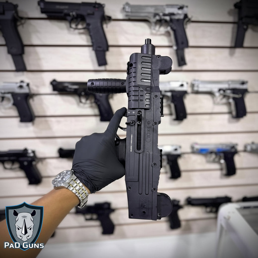 Ekol ASI – Pistola Táctica Semiautomática 9mm PAK Full Metal