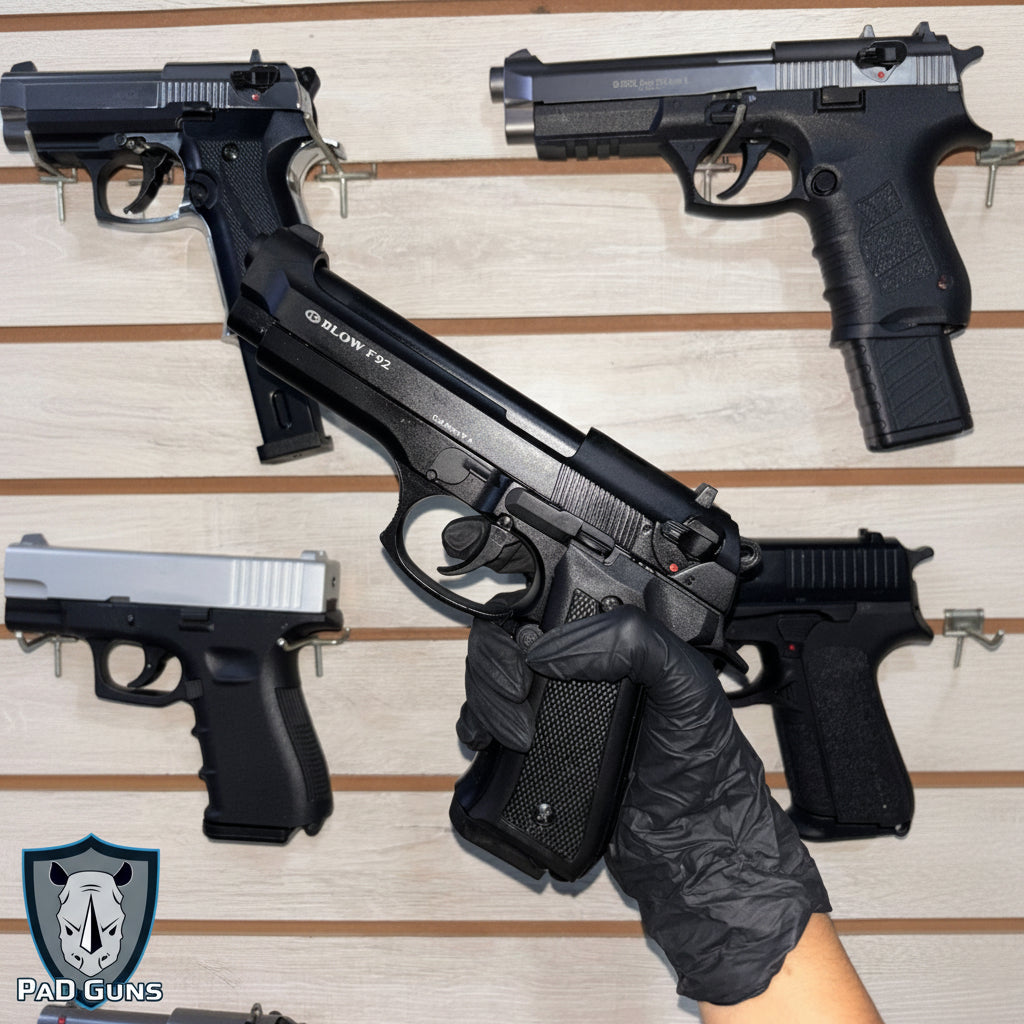 Blow F92 Black – Pistola de Defensa Personal Full Metal 9mm
