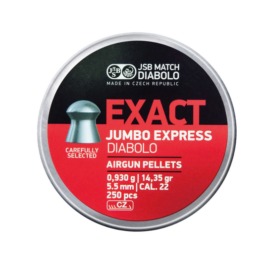 DIABOLOS JSB EXACT JUMBO EXPRESS .22 X 250 (14.35GR)