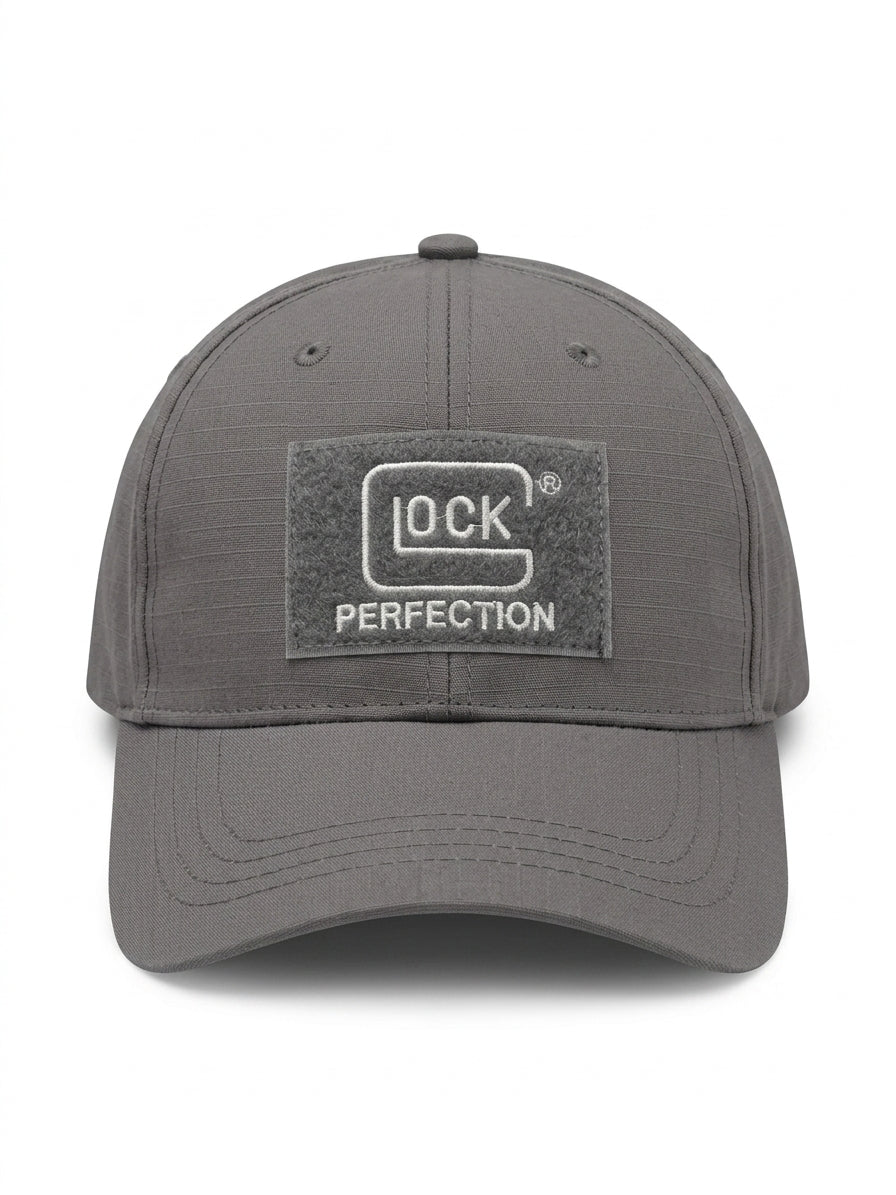 Gorra Táctica Wolf Grey | Ripstop + Parche Glock Perfection