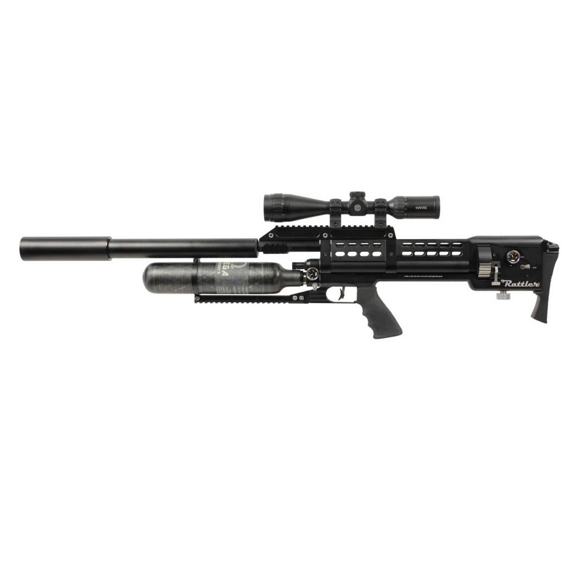 Rifle de aire Western Rattler 4 – Estilo táctico moderno con alto rendimiento para caza menor y tiro deportivo avanzado