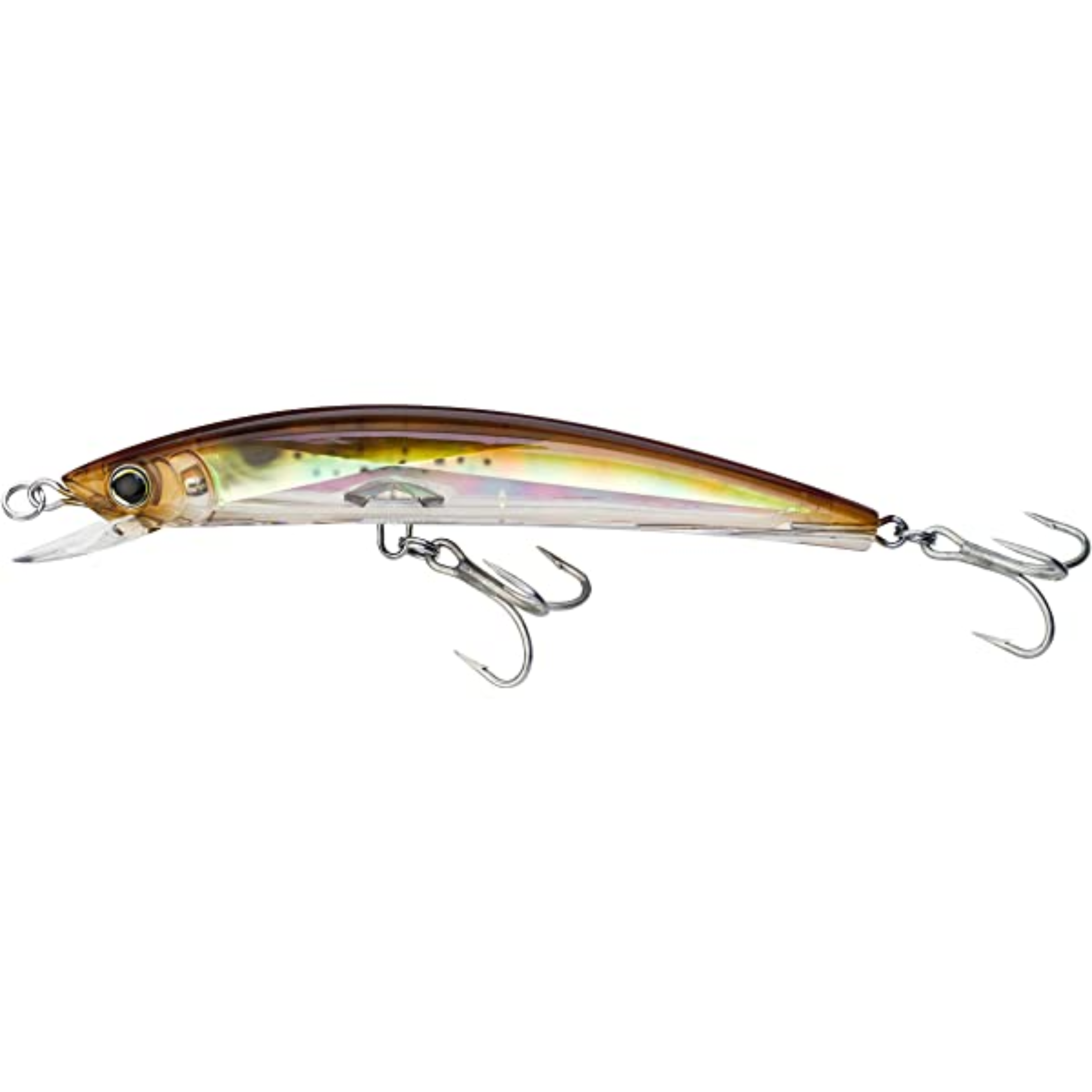 Leurre YO-ZURI Cristal 3D Minnow 90mm C58 - Bleu/Jaune - Pêche Shore, Bateau