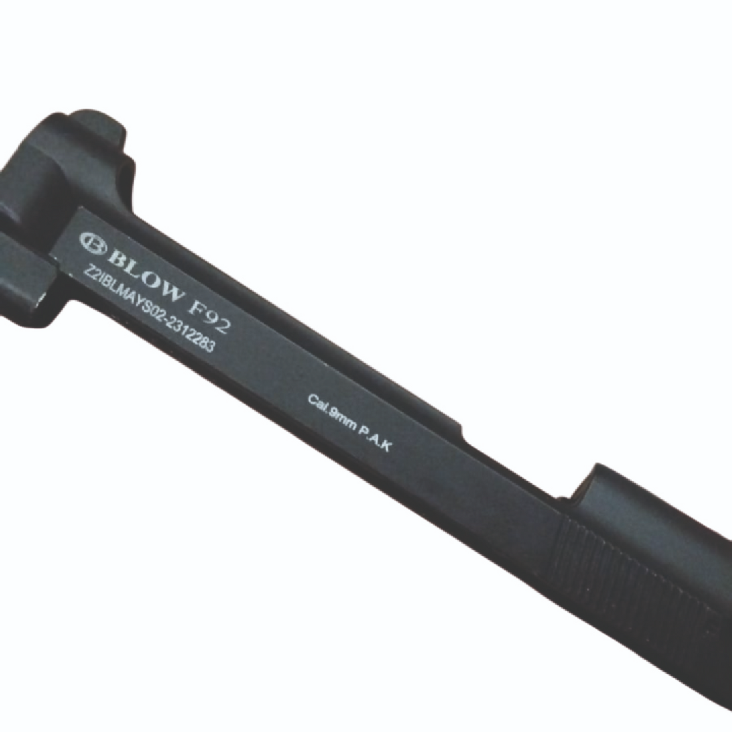 Corredera Blow F92 – Repuesto original para pistolas traumáticas, fabricada en metal resistente para restaurar el ciclo de disparo y carga