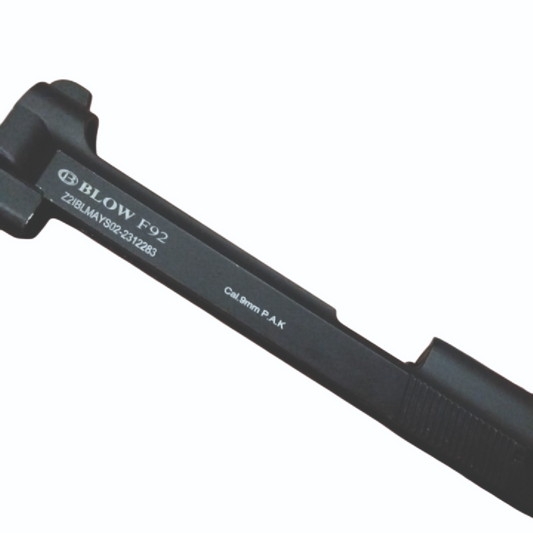Corredera Blow F92 – Repuesto original para pistolas traumáticas, fabricada en metal resistente para restaurar el ciclo de disparo y carga