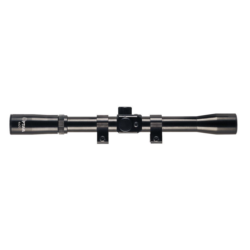 Mira telescópica Hatsan Optima 4x20 – Óptica fija ligera para rifles de aire, ideal para iniciación en tiro deportivo y caza recreativa