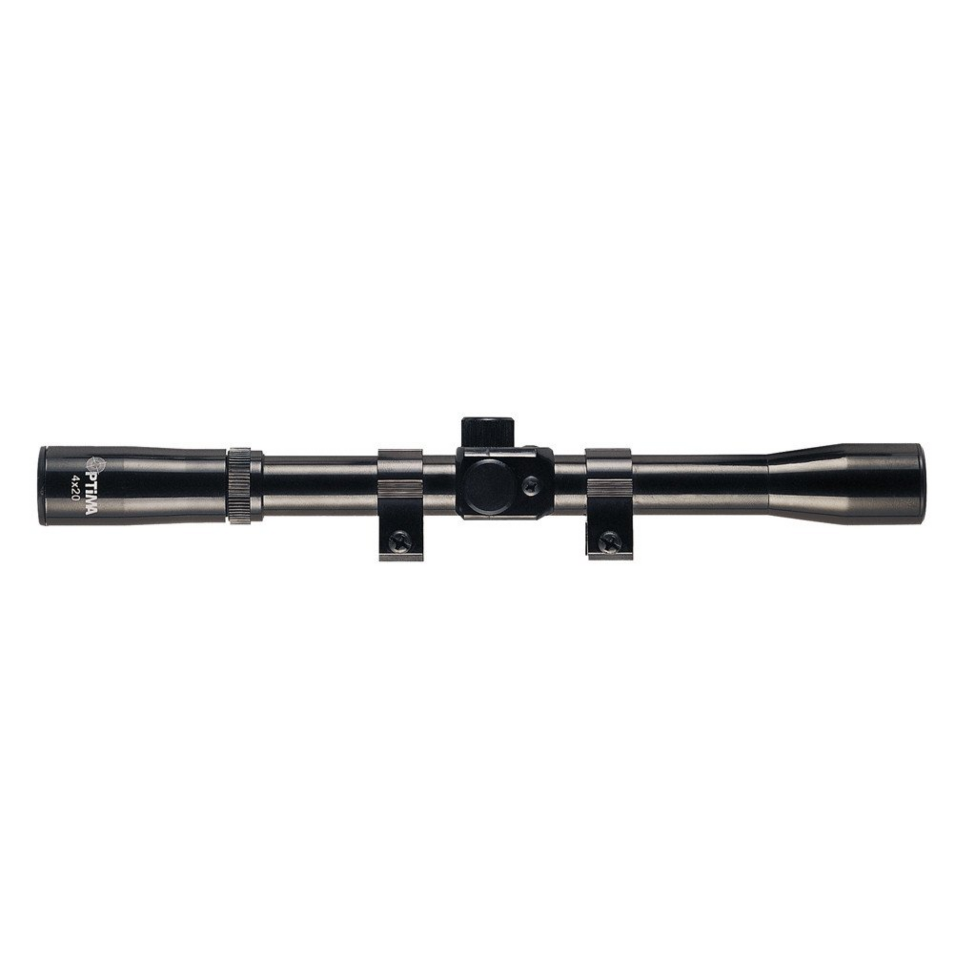 Mira telescópica Hatsan Optima 4x20 – Óptica fija ligera para rifles de aire, ideal para iniciación en tiro deportivo y caza recreativa