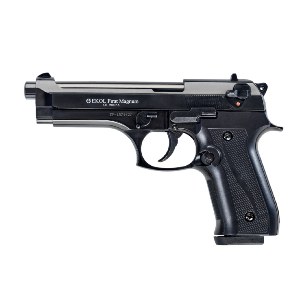 Pistola traumática Ekol Firat Magnum – Modelo de tamaño completo con diseño robusto y realista para defensa personal y entrenamiento