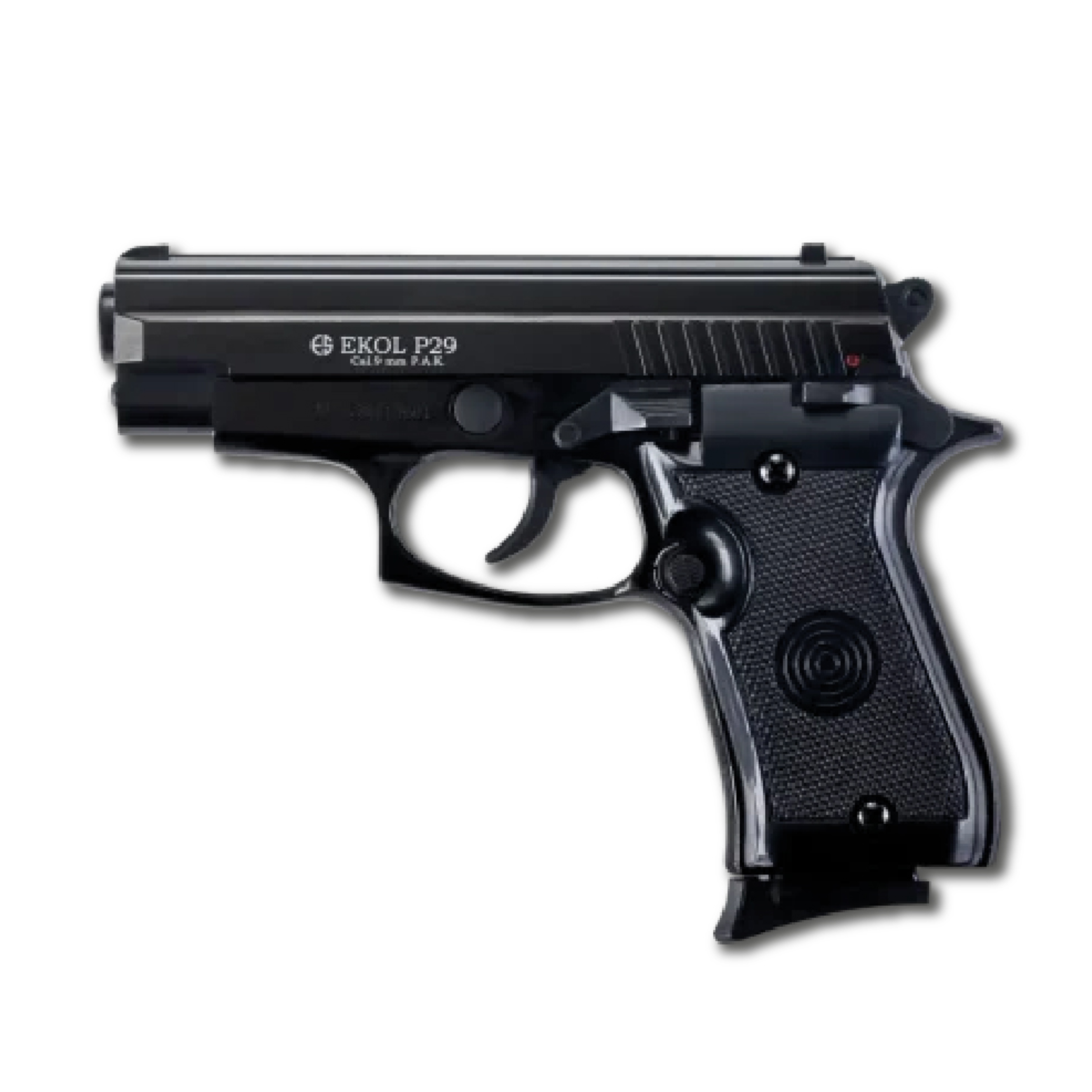 Pistola traumática Ekol P29 – Diseño ergonómico y compacto para defensa personal con funcionamiento semiautomático confiable