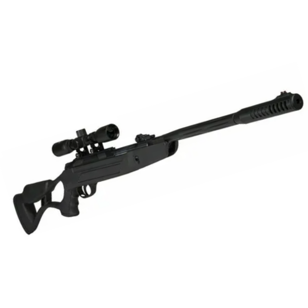 Rifle de aire Hatsan Airtact con mira 4x32 – Precisión y potencia para tiro deportivo