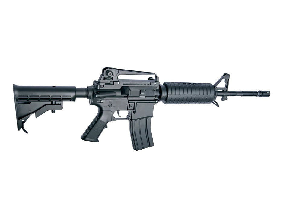 Rifle airsoft ASG AEG SLV Armalite M15A4 Carbine – Réplica eléctrica con diseño táctico ideal para juegos de estrategia y entrenamiento en combate simulado