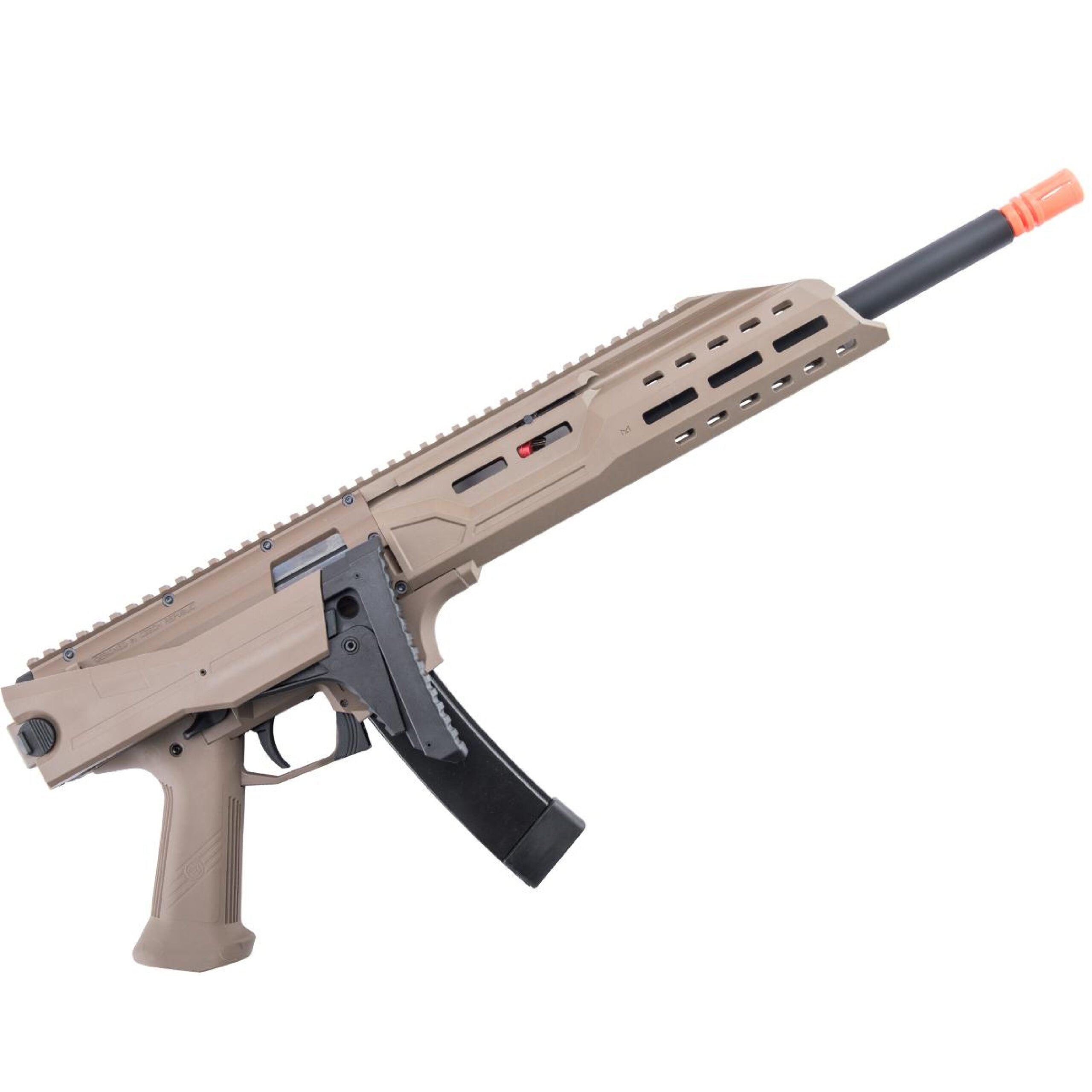 Rifle airsoft ASG CZ Scorpion EVO 3 A1 Dark Earth – Réplica eléctrica de alta gama con cuerpo reforzado, ideal para combates tácticos y simulaciones realistas