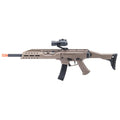 Rifle airsoft ASG CZ Scorpion EVO 3 A1 Dark Earth – Réplica eléctrica de alta gama con cuerpo reforzado, ideal para combates tácticos y simulaciones realistas