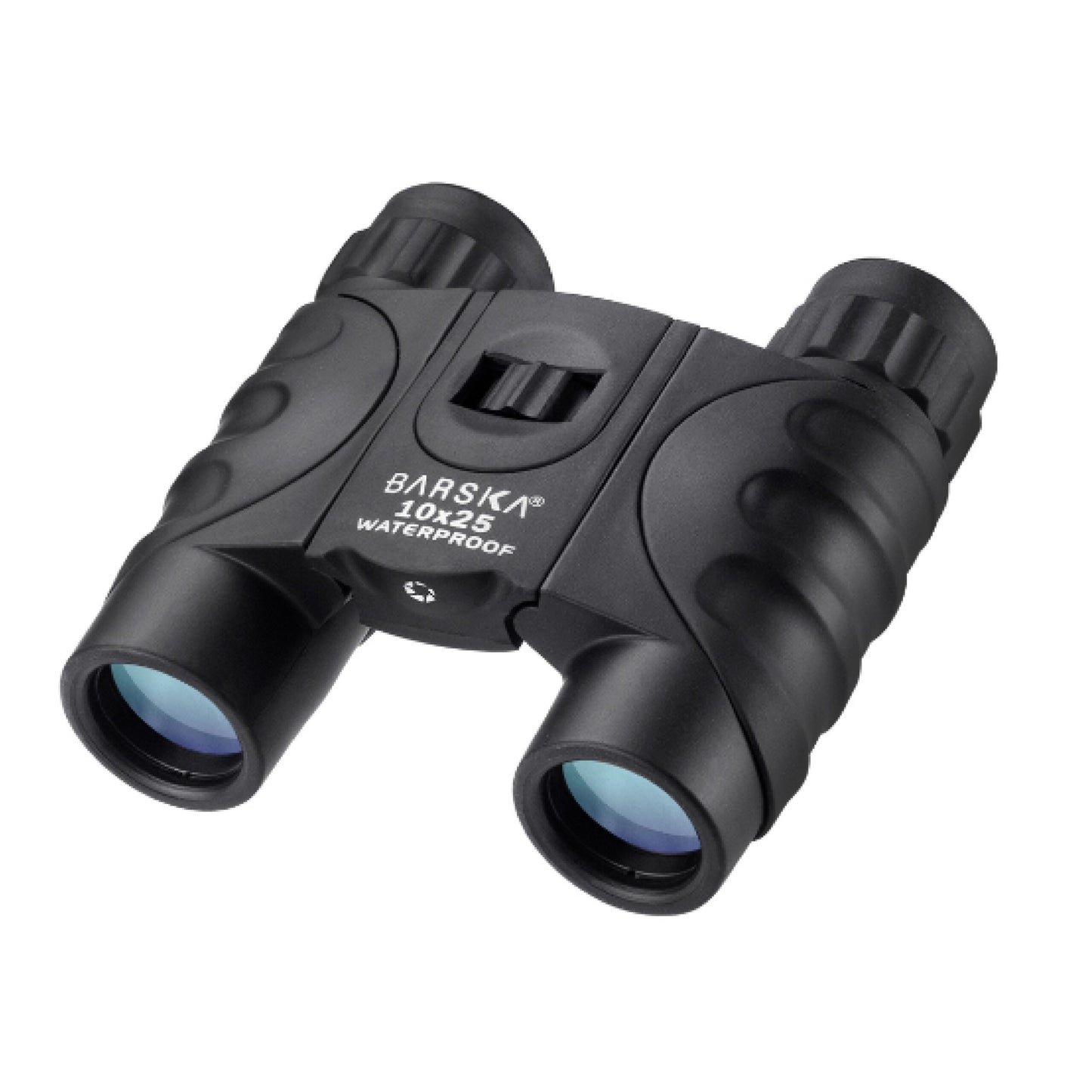 BINOCULAR BARSKA 10X25 IMPERMEABLE COMPACTO – LENTE AZUL