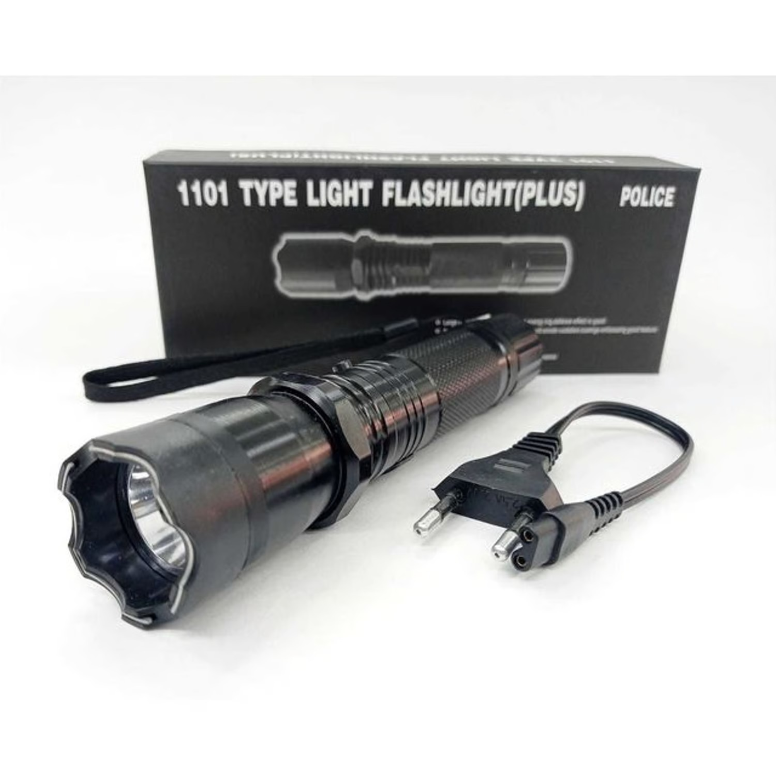 Taser linterna – Dispositivo dual con luz LED y descarga eléctrica, ideal para defensa personal y visibilidad en entornos de riesgo