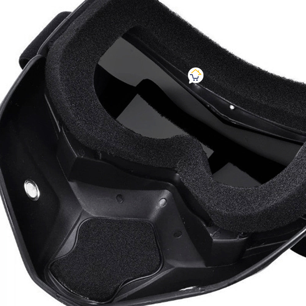 Careta de paintball – Protección facial completa con visera antiempañante, ideal para juego táctico y competencias de alto impacto